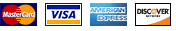 We accept major credit cards